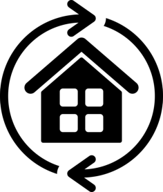Home Refresh Outline Drawing Svg Vector, Free Vectors File